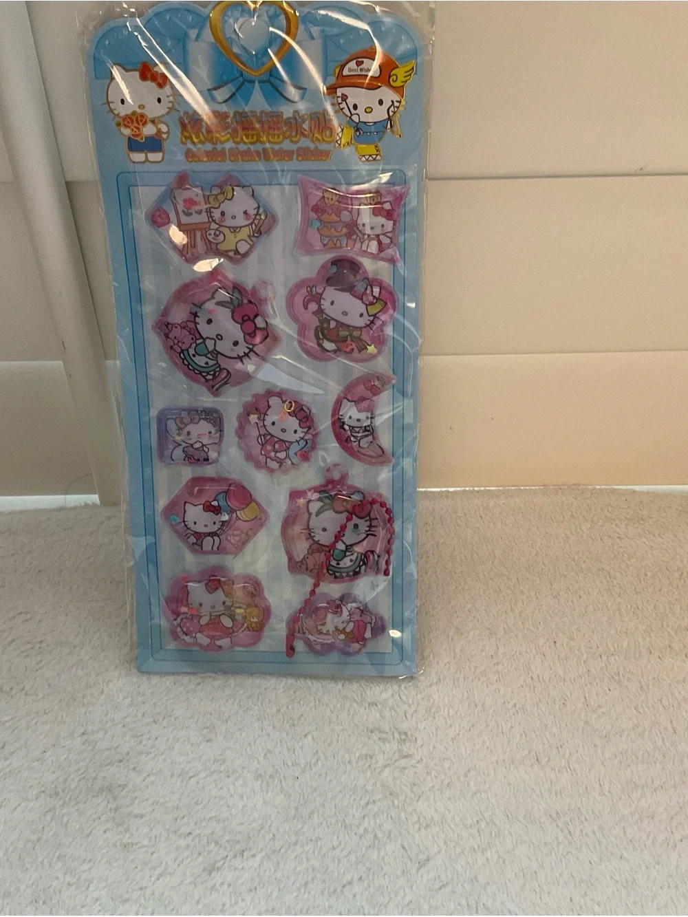 Hello Kitty Pink Sticker Set for Kids